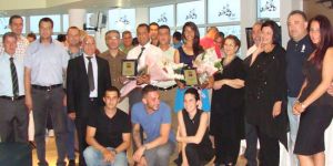 Ali Özer ile Sabriye Atikoğlu ödüllerini aldı