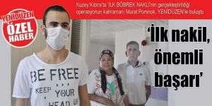 ‘İlk nakil, önemli başarı’