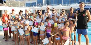 GAÜ yüzme kursları tamamlandı