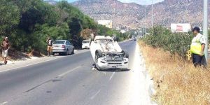  Bu kazadan yara almadan çıktı!