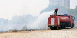 Mağusa’da ot yangını