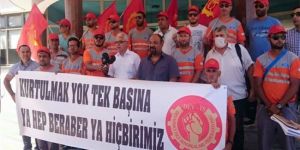 TAŞEL emekçilerinin mücadelesi Lefkoşaya taşındı