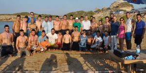 Plajın şampiyonları belirlendi