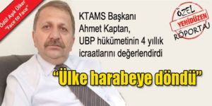 “Ülke harabeye döndü”