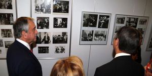 Liderler, “Glafkos Klerides Sergisi”nin açılışını yaptı