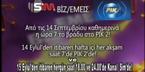 Kanal SİM-RIK işbirliği