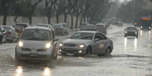 Yağışlı hava Güney Kıbrıs’ta da etkili oldu