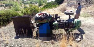 Traktör kazası can aldı