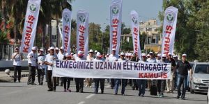 Kamu-İş, Başbakanlık önünde eylem yaptı