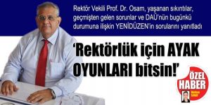 ‘Rektörlük için AYAK OYUNLARI bitsin!’
