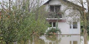 Hırvatistanda sağanak yağmur  etkili oluyor