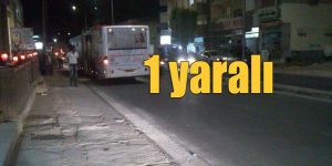 Otobüs yayaya çarptı: 