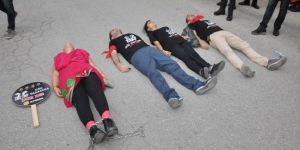 KTOEÖS grev ve eylem yaptı