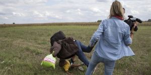 Çelmeci kameramandan dava: Mağdur oldum