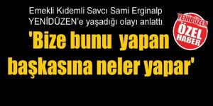 EMEKLİ SAVCIYA SOKAK ORTASINDA DAYAK
