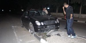 Orta refüje çarptı