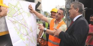 Mağusada altyapı çalışmaları devam ediyor