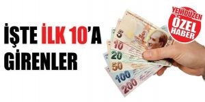 İŞTE VERGİ ŞAMPİYONLARI