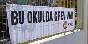 KTÖS İskele’de uyarı grevi yaptı