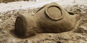 Anlamlı heykeller yapıldı