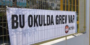 KTÖS, İskele’deki uyarı grevini sürdürüyor