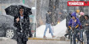 Karla karışık yağmur ve kar bekleniyor