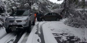 Dağda mahsur kaldılar!