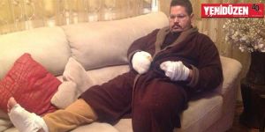 Şömineyi ateşlemek istedi, ev kül oldu