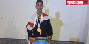 Bakü’den altın madalya ile döndü