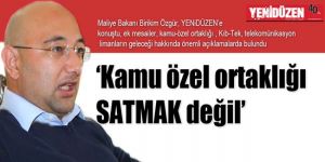 ‘Kamu özel ortaklığı SATMAK değil’