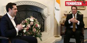 Tsipras, Üçlü Zirve için Güney Kıbrısta