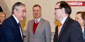 Akıncı, Eide ile bir araya geldi