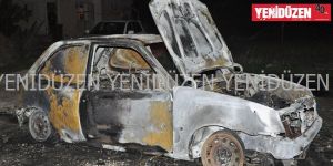 Trafik cezasına kızıp, arabayı ateşe verdi