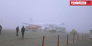 ‘Sis’ hava trafiğini etkiledi!