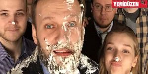 Silahla değil pastayla saldırdılar