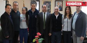 Başarılı atletlerden ziyaret