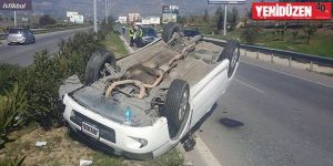 Dikkatsizlik ve sürat yine kazaya neden oldu