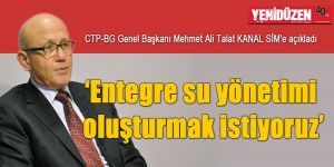 ‘Entegre su yönetimi oluşturmak istiyoruz’