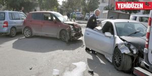 Mağusa’daki kazada 6 araç hasar gördü...