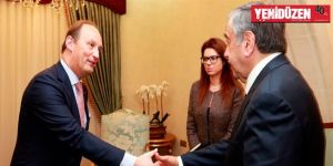 Akıncı,  Belçika Büyükelçisini kabul etti.