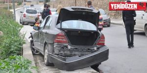 Direksiyon hakimiyetini kaybetti, kaza yaptı...