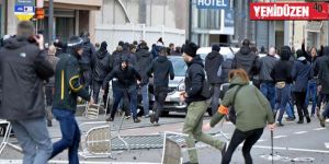 Brükselde aşırı sağcılar olay çıkardı