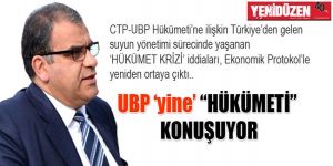 UBP ‘yine’ “HÜKÜMETİ” KONUŞUYOR