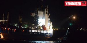 Çanakkale Boğazında,gemi kazası