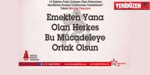 “Sendikasız emekçi çalıştırma yasaklansın”