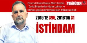  RAKAMLARLA İSTİHDAM GERÇEĞİ