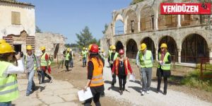 Manastırda yapılan koruma çalışmaları anlatıldı