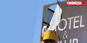 ‘Reklam tabelaları’ sökülmeye başladı