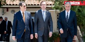 Kıbrıslı liderler bir araya geldi, 3.5 saat görüştü