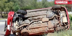 Takla atarak yan durabildi!